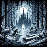 Discovering A Floating Castle 🌸{A Pink Necromancer Triple Drabble} 🦄🌸 Dark Fantasy | MMM Romance | Slice of Life | Gothic Horror 