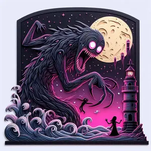 USEDlighthouse-monster-screamingsea