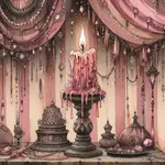 Quaraun's Candle Business, A Long Pink Necromancer Fiction Short {TW: MPreg}