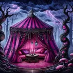 Ghosts Beneath the Pink Silk Tent
