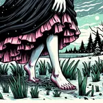 The Damp Grass Beneath His Feet 🌸🦄🌸 {A Pink Necromancer Poem} 🌸🦄🌸