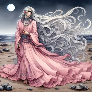 USEDquaraun-the-pink-necromancer-moon-elf-onNoodleBeach