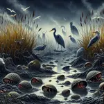 Herons in the Dunes, A Pink Necromancer Fiction Short