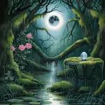 An Eclipse in the Faerie Glen {A Pink Necromancer Haiku Story} — {NaNoWriMo 2024: Day 02}