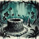 A Sinister-Looking Stone Well 🕯️🖤❀ {A Pink Necromancer Kishōtenketsu}꧁✨🌸🔮🦄🔮🌸✨꧂