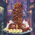 Chocolate in the Neon Shadows