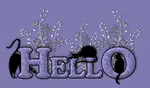 hello-purple-glitter-black-cats.gif
