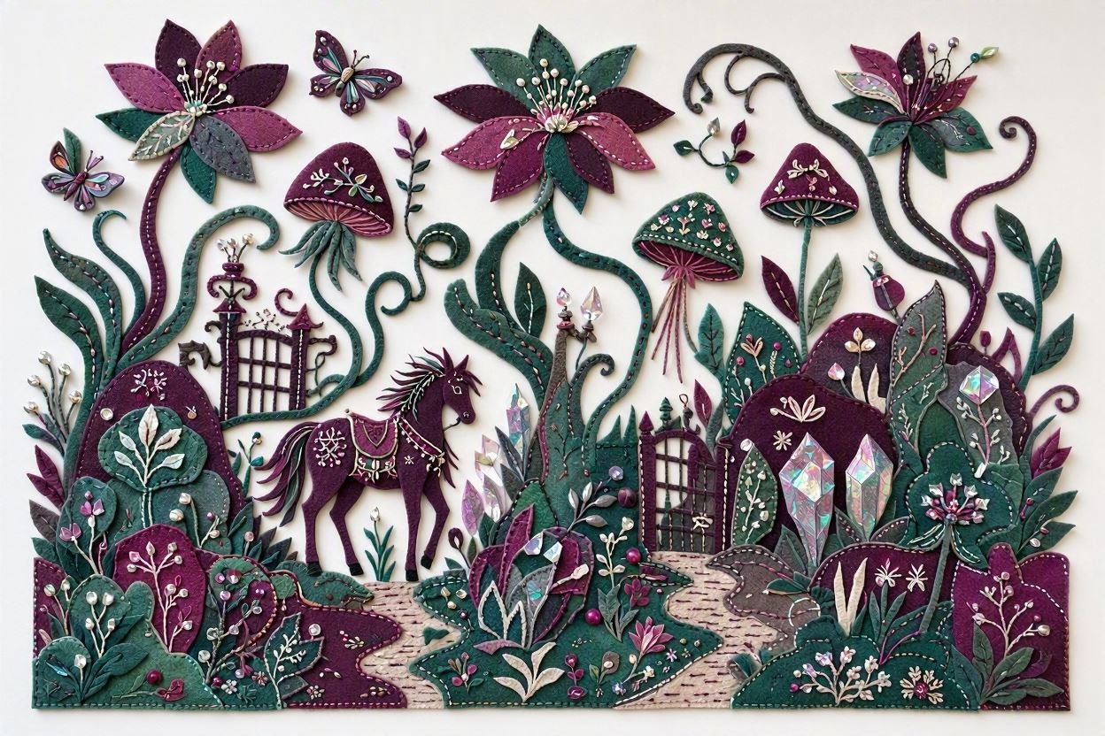 BoomFuzzy-scottish-phooka-faerie-enchanted-pony-form-Wendy-C-Allen-felt-embroidery-art3