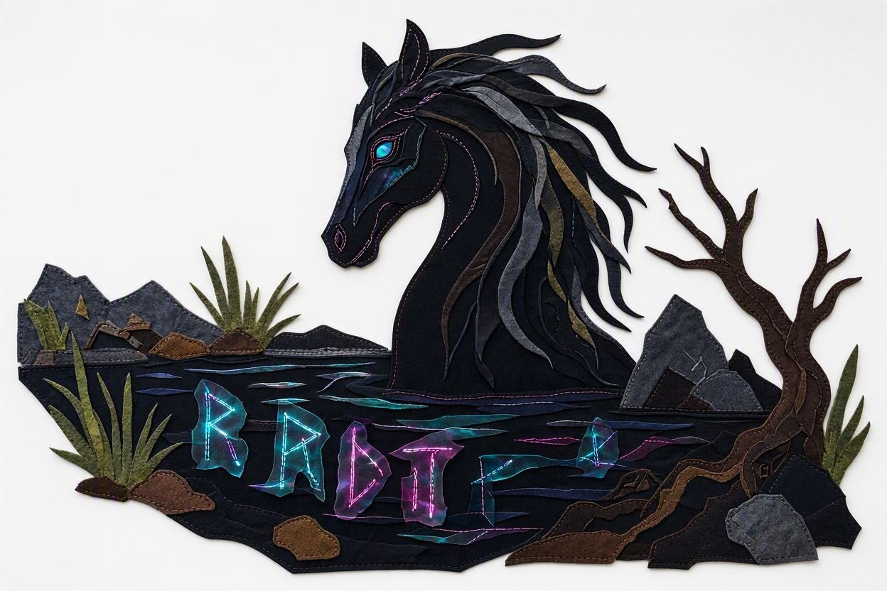 BoomFuzzy-scottish-phooka-faerie-kelpie-form-Wendy-C-Allen-felt-embroidery-art22