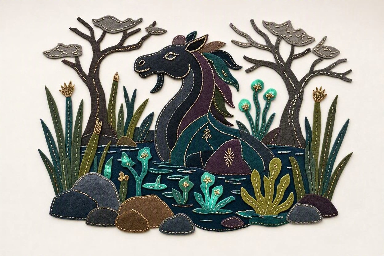 BoomFuzzy-scottish-phooka-faerie-kelpie-form-Wendy-C-Allen-felt-embroidery-art31