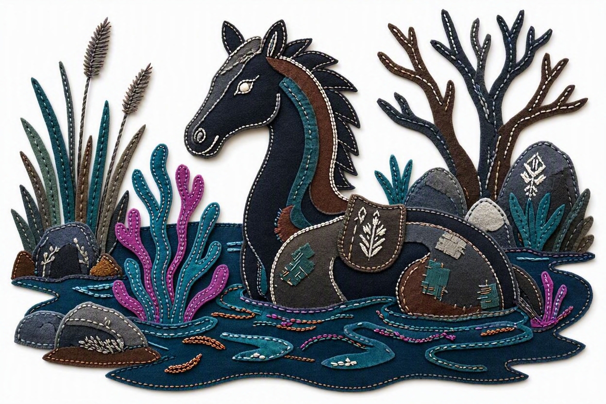 BoomFuzzy-scottish-phooka-faerie-kelpie-form-Wendy-C-Allen-felt-embroidery-art32