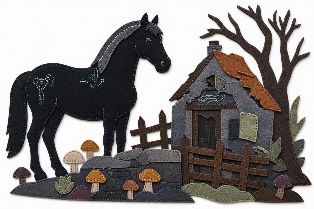 BoomFuzzy-scottish-phooka-faerie-kelpie-form-Wendy-C-Allen-felt-embroidery-art41