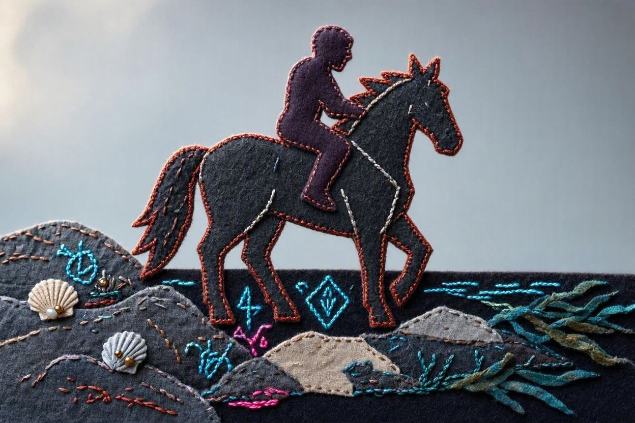 BoomFuzzy-scottish-phooka-faerie-nuckalavee-form-Wendy-C-Allen-felt-embroidery-art8
