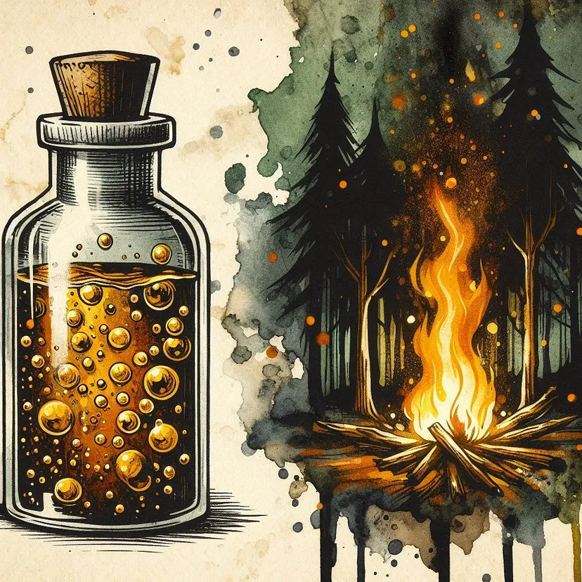 USEDcamping-goldbottle-TheCurseOfTheLiquidGold