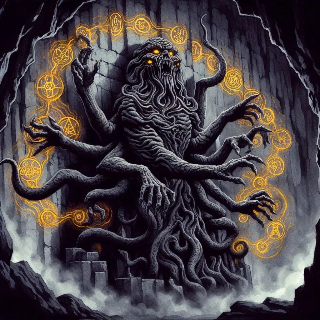 USEDeldritchstatue-WrathOfTheSacredPinkJellyFish