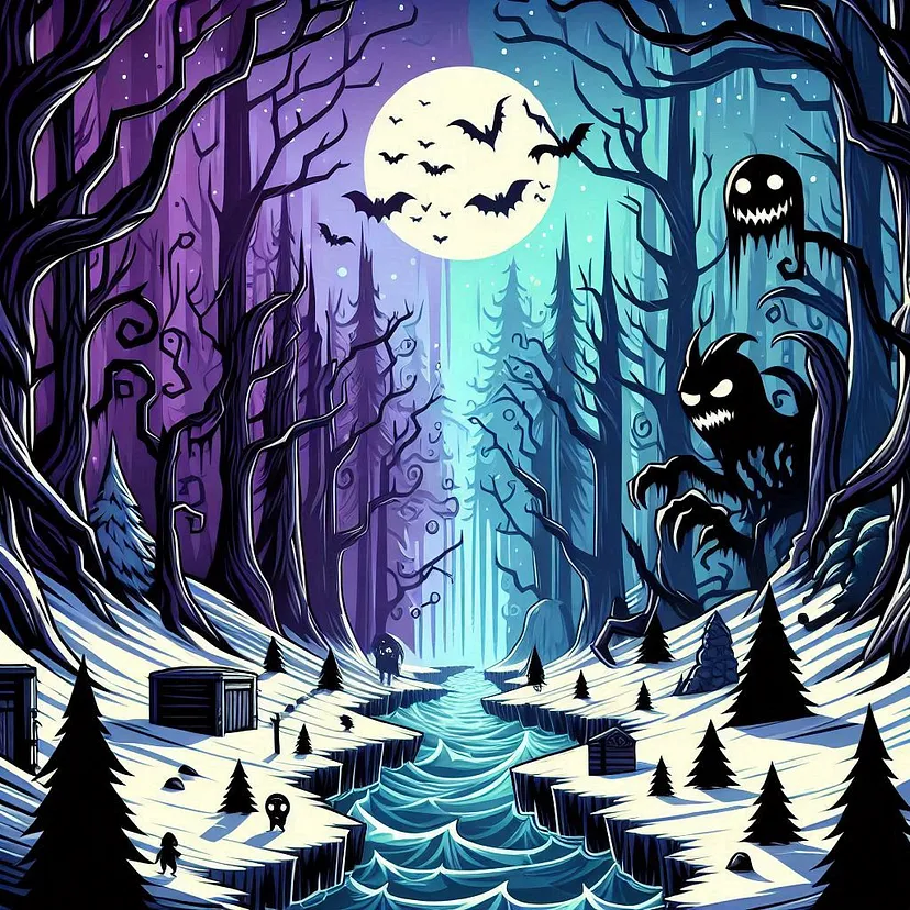 USEDforestnoreturn_ATumbleInTheRiver