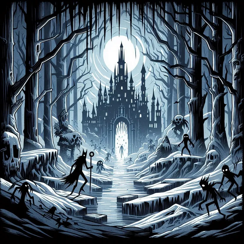 USEDforestofnoreturnDiscoveringAFloatingCastle