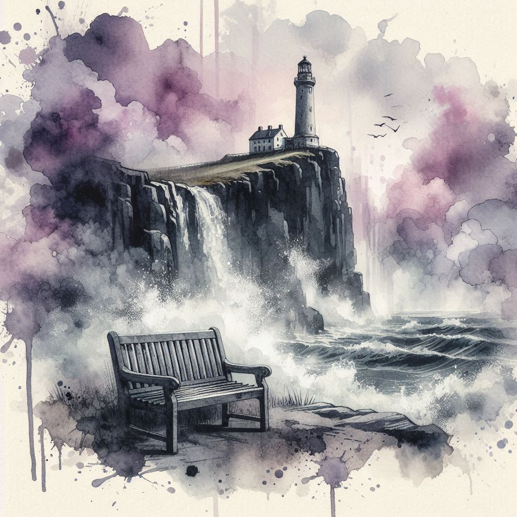 USEDlighthouse-cliffside-park-bench