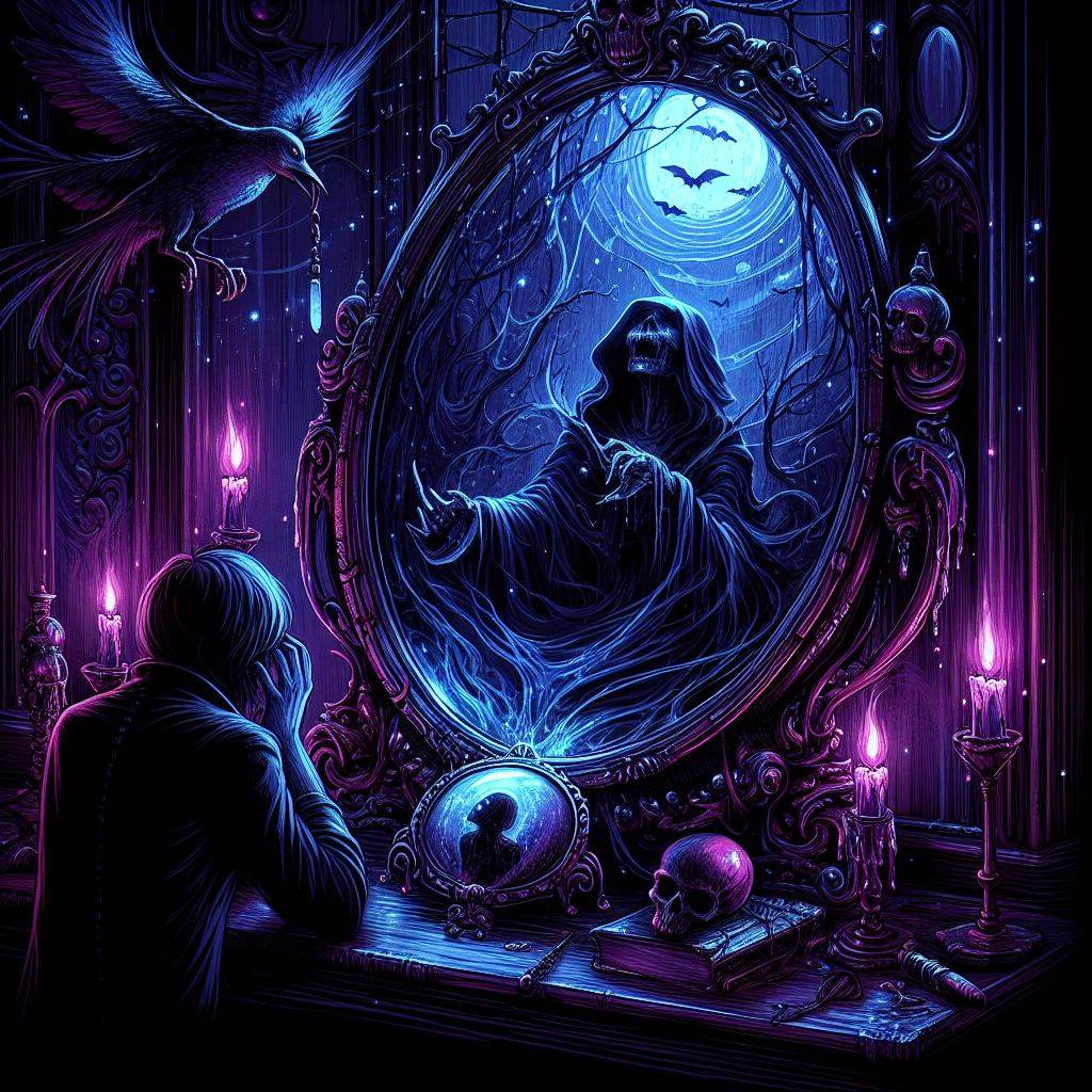 USEDcursed-mirror-granting-wishes-GhoulSpawnSaidTheMoonDontLaugh