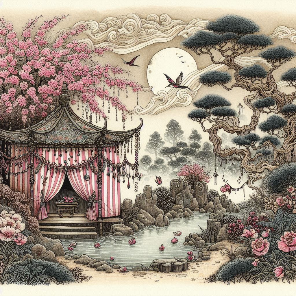 USEDpinksilktent__thistentistoobig