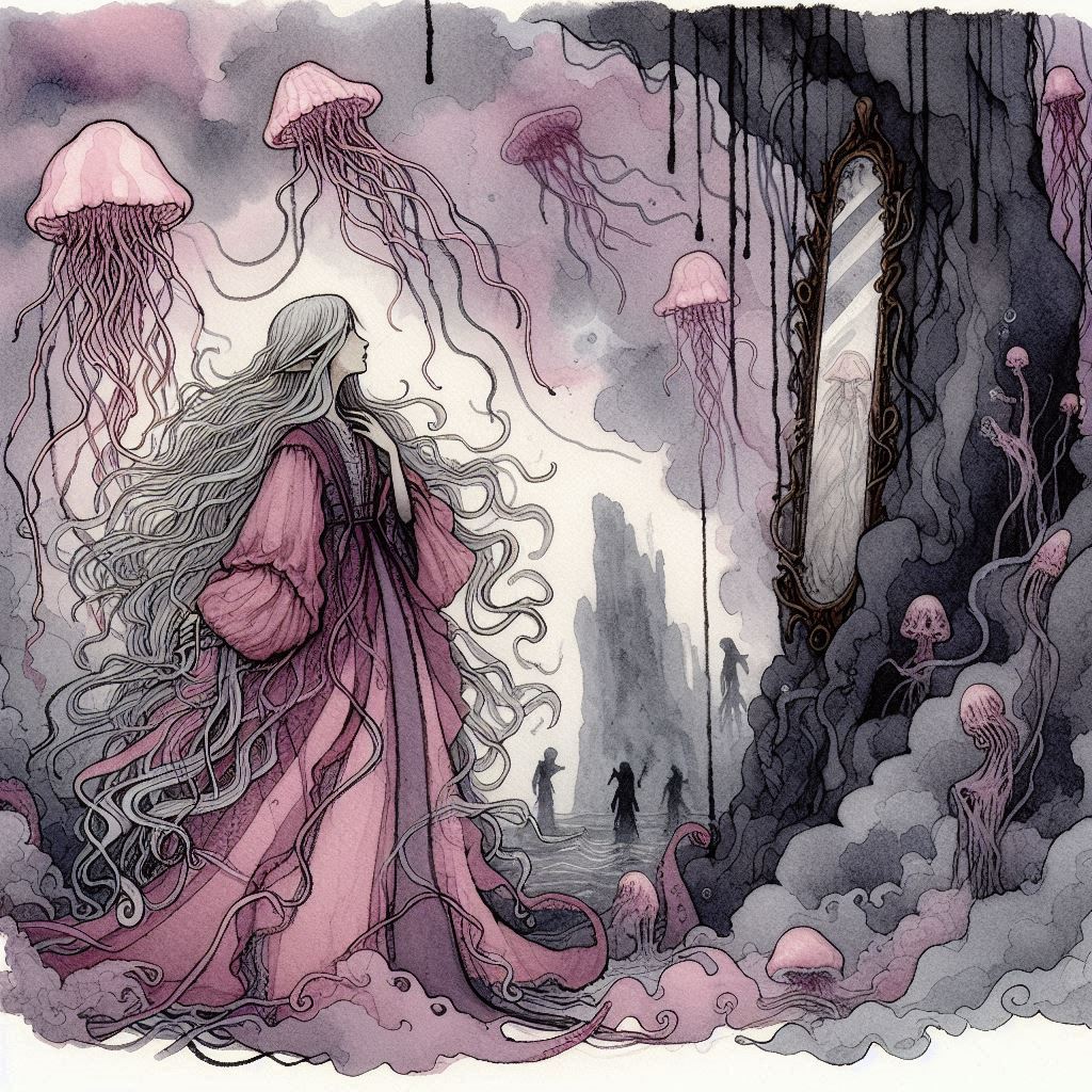 USEDquaraun-jellyfish-magic-item-cursed-mirror-control-or-protection3