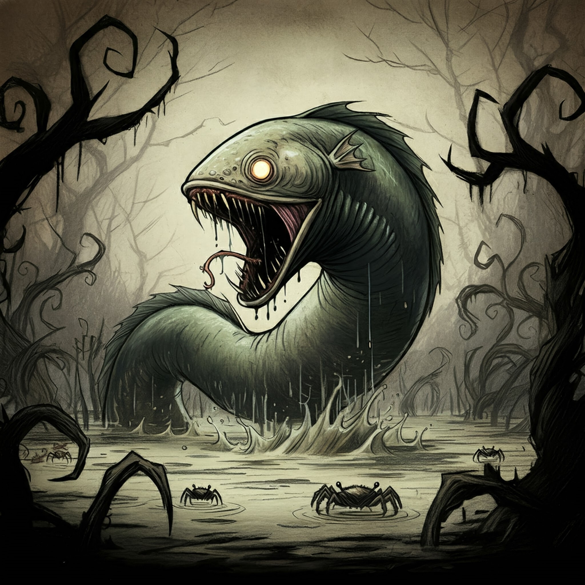 USEDswamp-eel-GEMINIeelmonster14Averygreatdealmoretruthcanbecomeknownthancanbeproven