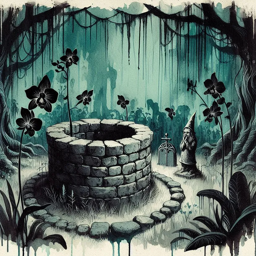 USEDwellgnomeASinister-LookingStoneWell