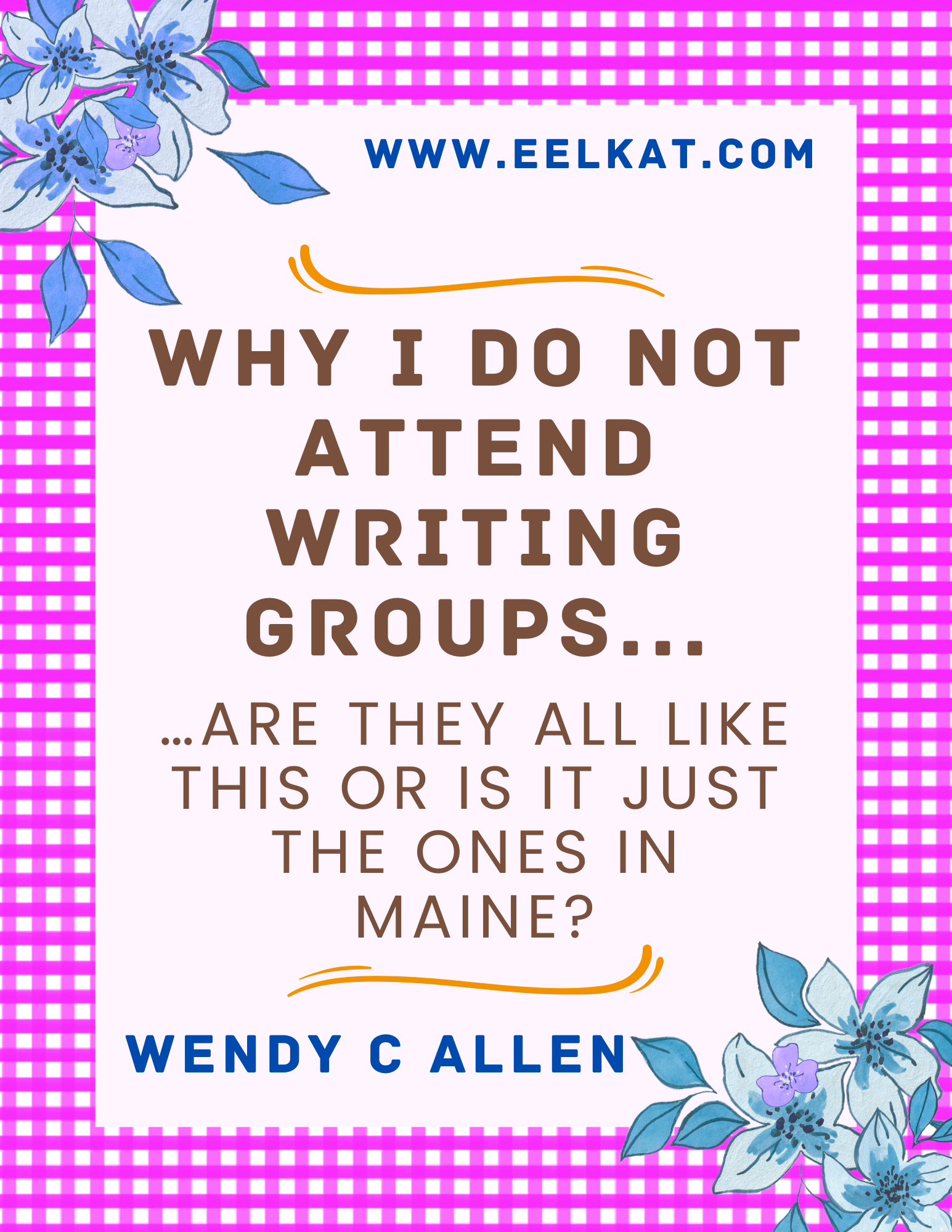 writing-groups-in-maine-eelkat-wendycallen-author